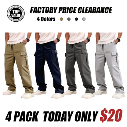 🔥Spring Sale🔥Men's Casual Multi-Pocket Comfortable Trousers