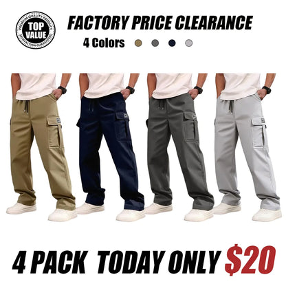 🔥Spring Sale🔥Men's Casual Multi-Pocket Comfortable Trousers