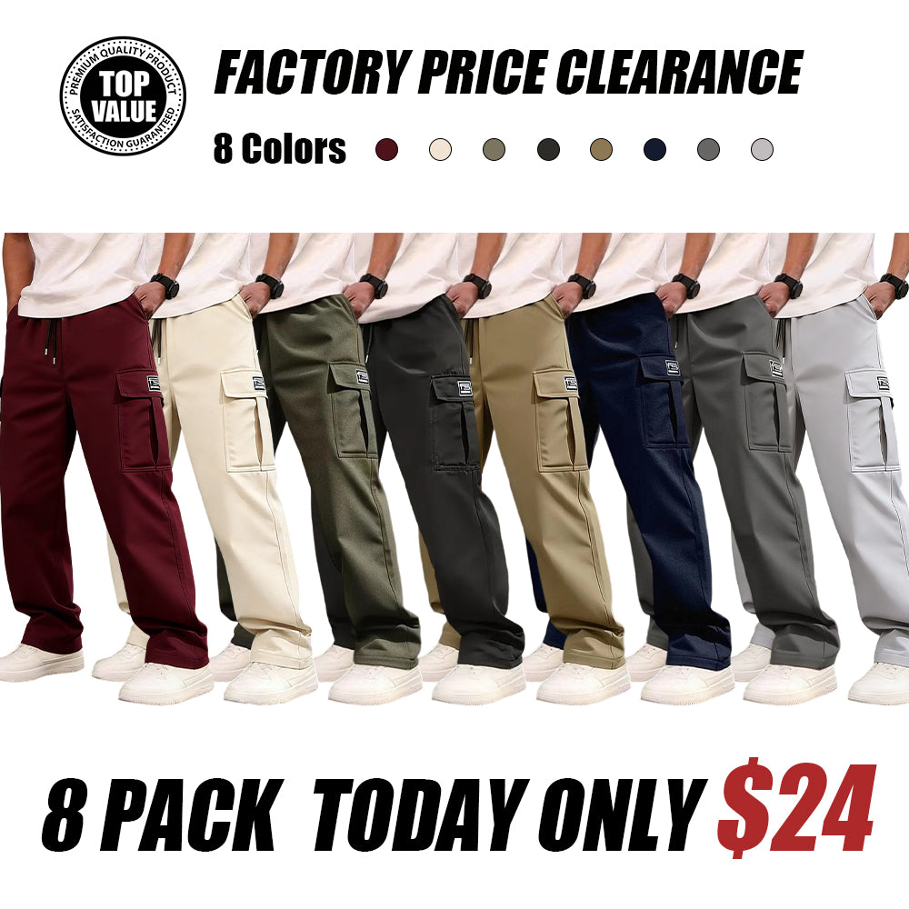 🔥Spring Sale🔥Men's Casual Multi-Pocket Comfortable Trousers