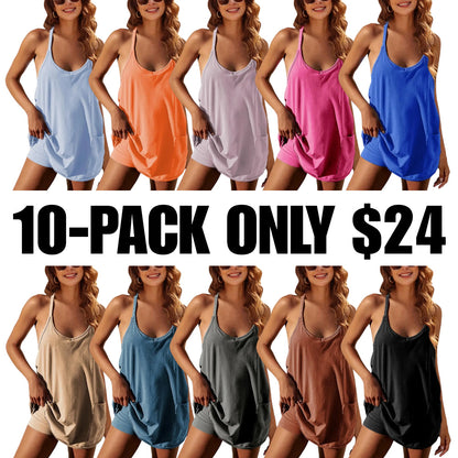 🔥Clearance sale, limited stock 🔥Women's Athletic Sleeveless Mini