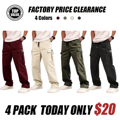 🔥Spring Sale🔥Men's Casual Multi-Pocket Comfortable Trousers